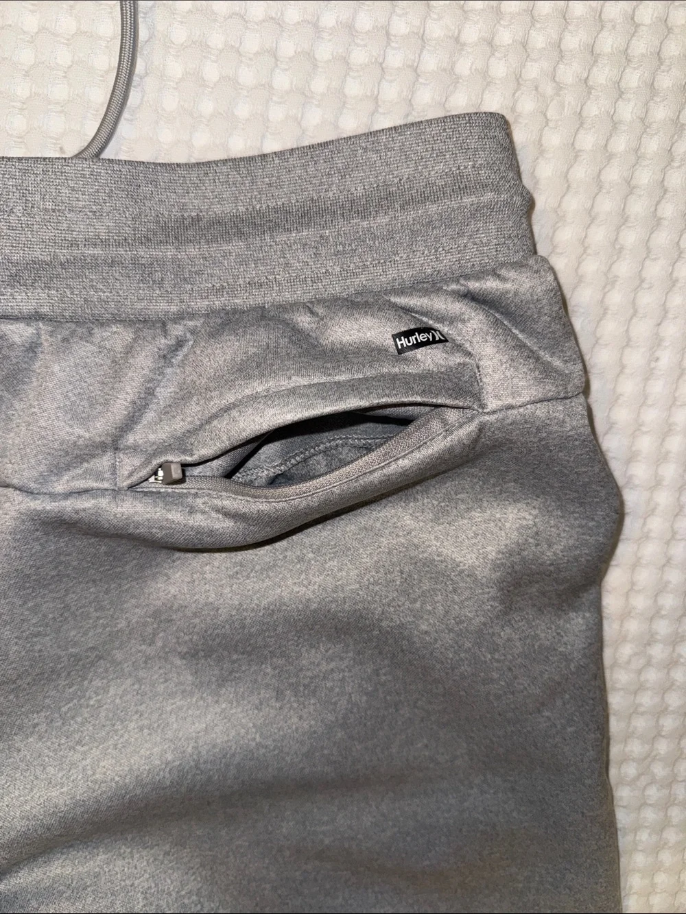 Hurley Men’s Size Medium Gray Drawstring Jogger Sweatpants
